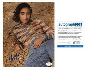 Amandla Stenberg "The Acolyte" AUTOGRAPH Signed Star Wars 8x10 Photo B ACOA