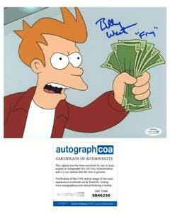 Billy West "Futurama" AUTOGRAPH Signed 'Fry' 8x10 Photo ACOA
