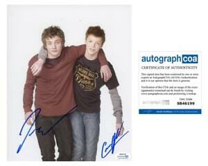 Jeremy Allen White & Cameron Monaghan "Shameless" AUTOGRAPH Signed 8x10 Photo