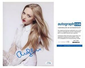 Amanda Seyfried "Mean Girls" AUTOGRAPH Signed 8x10 Photo ACOA
