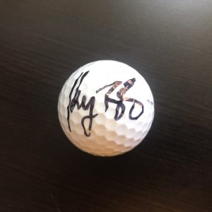 KEEGAN BRADLEY HAND SIGNED AUGUSTA NATIONAL MASTERS GOLF BALL PGA COA