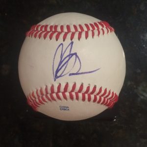 Charlotte Mckinney Signed Baseball COA Model Hot Proof