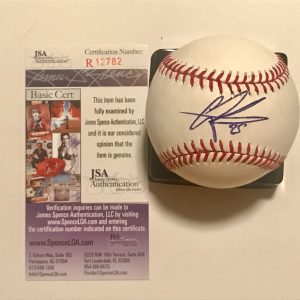 GREGORY POLANCO SIGNED OML BASEBALL JSA PITTSBURGH PIRATES