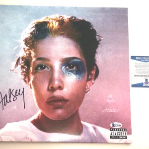 Halsey Hand Signed Vinyl Beckett COA Maniac BAS Album Singer #2
