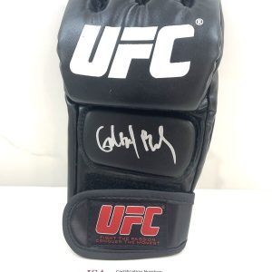 GILBERT BURNS AUTOGRAPHED HAND SIGNED UFC GLOVE JSA CERT #6