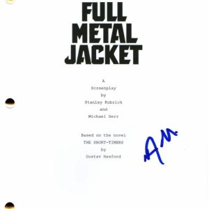 VINCENT D'ONOFRIO SIGNED AUTOGRAPH FULL METAL JACKET FULL MOVIE SCRIPT - RARE!