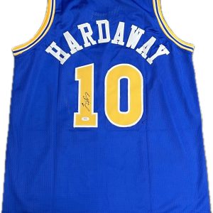 Tim Hardaway Signed Jersey PSA/DNA Golden State Warriors Autographed