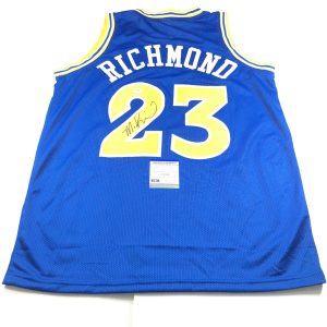 Mitch Richmond Signed Jersey PSA/DNA Golden State Warriors Autographed