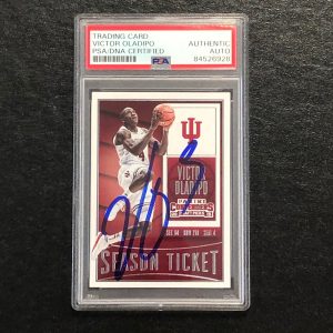 2015-16 Contenders Draft Picks #96 Victor Oladipo Signed Card AUTO PSA/DNA Slabb