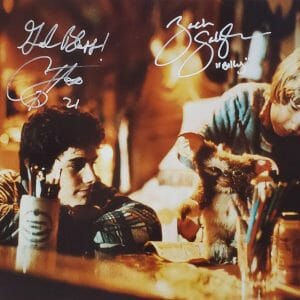 Zach Galligan "Billy" & Corey Feldman Signed Gremlins 16x20 Photo JSA Witness