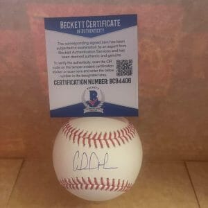 GABRIEL MORENO TORONTO BLUE JAYS SIGNED AUTOGRAPHED M.L. BASEBALL BAS BC94406