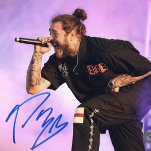 POST MALONE SIGNED 8X10 PHOTO AUTHENTIC AUTOGRAPH BECKETT HOLOGRAM 2
