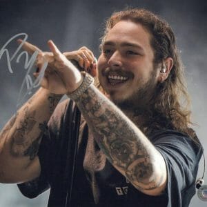 POST MALONE SIGNED 8X10 PHOTO AUTHENTIC AUTOGRAPH BECKETT HOLOGRAM 1