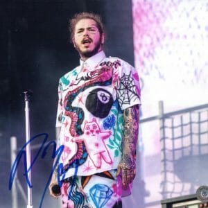 POST MALONE SIGNED 8X10 PHOTO AUTHENTIC AUTOGRAPH BECKETT HOLOGRAM 4