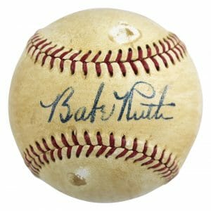 yankees-babe-ruth-authentic-signed-harridge-1948-50-oal-baseball-psa-dna-038-jsa-collectible-memorabilia