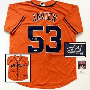 Houston Astros Cristian Javier Signed Jersey JSA COA
