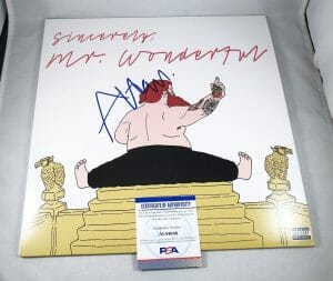 ACTION BRONSON SIGNED LP VINYL PSA/DNA COA COLLECTIBLE MEMORABILIA