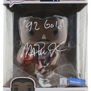 Magic Johnson "92 Gold" Signed 10" USA Basketball #125 Funko Pop Figure BAS 3