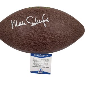 MARK SCHLERETH SIGNED NFL FOOTBALL DENVER BRONCOS AUTOGRAPH BECKETT COA