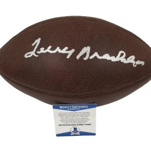 TERRY BRADSHAW SIGNED NFL FOOTBALL PITTSBURGH STEELERS AUTOGRAPH BECKETT COA 1