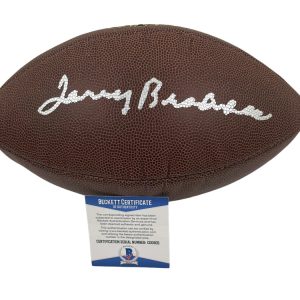 TERRY BRADSHAW SIGNED NFL FOOTBALL PITTSBURGH STEELERS AUTOGRAPH BECKETT COA 3