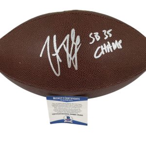 TRENT DILFER SIGNED NFL FOOTBALL BALTIMORE RAVENS AUTOGRAPH BECKETT COA