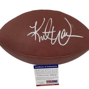KURT WARNER SIGNED NFL FOOTBALL SAINT LOUIS RAMS AUTOGRAPH PSA/DNA COA
