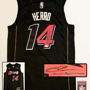 Miami Heat Tyler Herro Signed Jersey JSA 1 COA