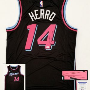 Miami Heat Tyler Herro Signed Jersey PSA/DNA 1 COA