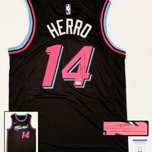 Miami Heat Tyler Herro Signed Jersey PSA/DNA COA