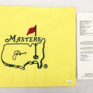 Jack Nicklaus Signed Masters Flag JSA COA