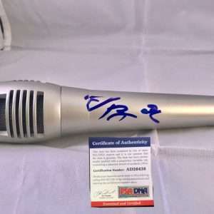LEVEON BELL AUTOGRAPHED HAND SIGNED MICROPHONE PITTSBURGH STEELERS PSA DNA CERT