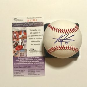 GREGORY POLANCO SIGNED OML BASEBALL JSA PITTSBURGH PIRATES