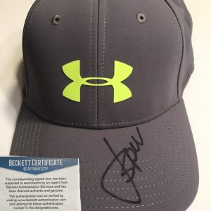 JORDAN SPIETH HAND SIGNED UNDER ARMOR GOLF HAT BECKETT AUTHENTICATION PGA