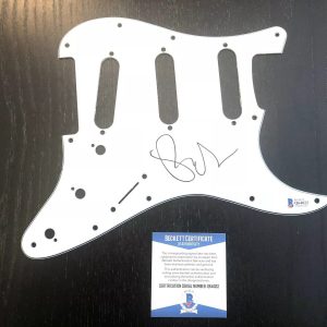 Pete Wentz Hand Signed Strat Pickguard Fall Out Boy Superstar Beckett