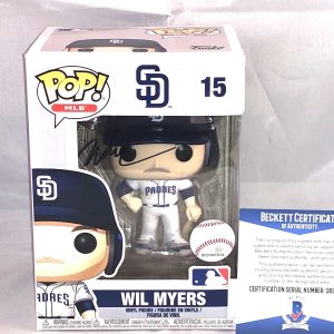 Wil Myers Hand Signed San Diego Padres Funko Pop Beckett BAS Cert