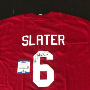 Mario Lopez Signed Bayside Tigers T-Shirt Saved By The Bell AC Slater Beckett