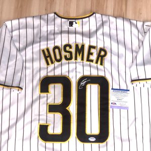 ERIC HOSMER HAND SIGNED SAN DIEGO PADRES JERSEY PSA DNA CERT