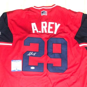 Alex Reyes Hand Signed St Louis Cardinals Nickname Jersey Beckett Witness Cert