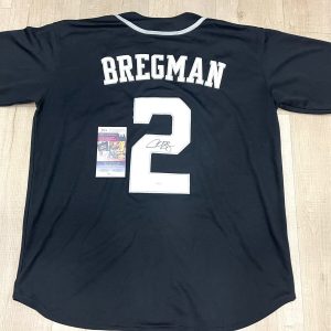 Alex Bregman hand signed Houston Astros Jersey JSA CERT #2