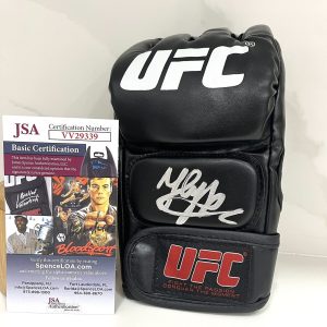 SAID NURMAGOMEDOV AUTOGRAPHED HAND SIGNED UFC GLOVE KHABIB PROOF JSA CERT #4
