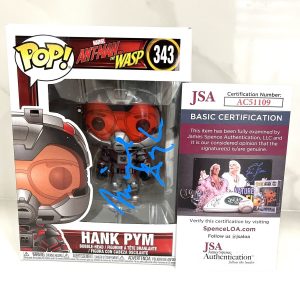 Michael Douglas hand Signed Hank Pym Funko Pop! AUTOGRAPHED Ant Man 343 JSA CERT