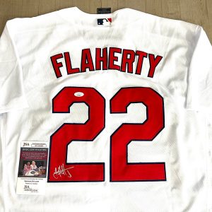 Jack Flaherty hand signed St Louis Cardinals Jersey JSA CERT #2