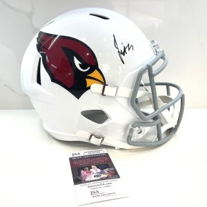Larry Fitzgerald Signed Arizona Cardinals Speed Full-Size Replica Helmet JSA