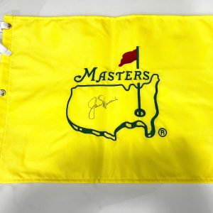 Jack Nicklaus Hand Signed Undated Masters Flag Majors HOF GOAT JSA LOA
