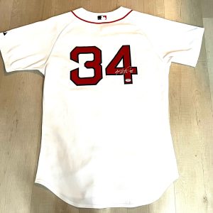 DAVID ORTIZ HAND SIGNED BOSTON REDSOX AUTHENTIC JERSEY MVP HOF PSA DNA CERT #1