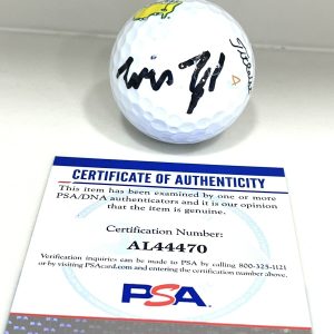 Will Zalatoris hand signed Masters golf ball PGA PSA DNA CERT #2