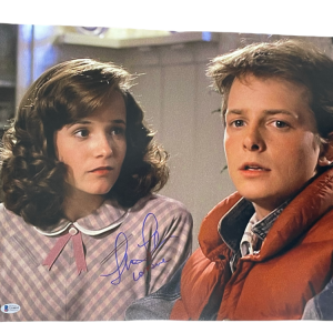 LEA THOMPSON SIGNED 16X20 PHOTO BACK TO THE FUTURE AUTHENTIC AUTOGRAPH BECKETT 1