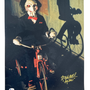 TOBIN BELL SAW JIGSAW SIGNED 16X20 PHOTO AUTHENTIC AUTOGRAPH PROOF BECKETT COA 1