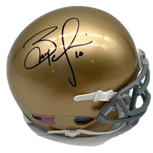 Brady Quinn Signed Notre Dame Fighting Irish Mini Football Helmet w/JSA COA #4